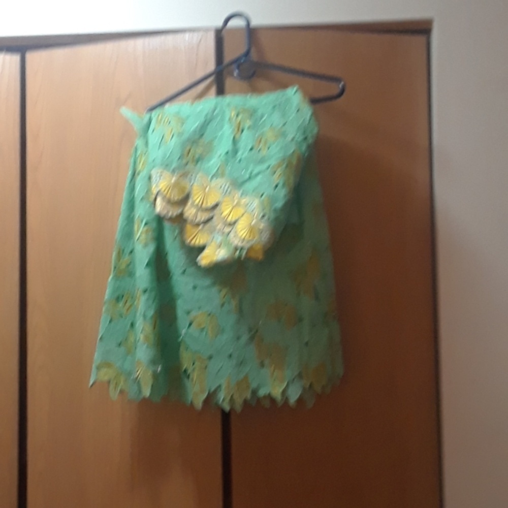 Authentic African lace outfit